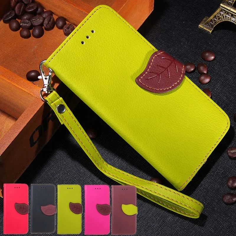 Leaf Style PU Leather Case For Asus Zenfone 3 Max ZC553KL ZC520TL Flip 3s ZC521TL Stand Cover +Lanyard |