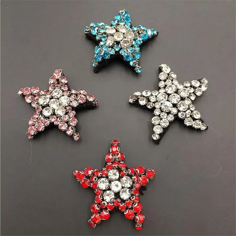 Милые нашивки ручной работы стразы расшитые бисером с блестками для пришивания