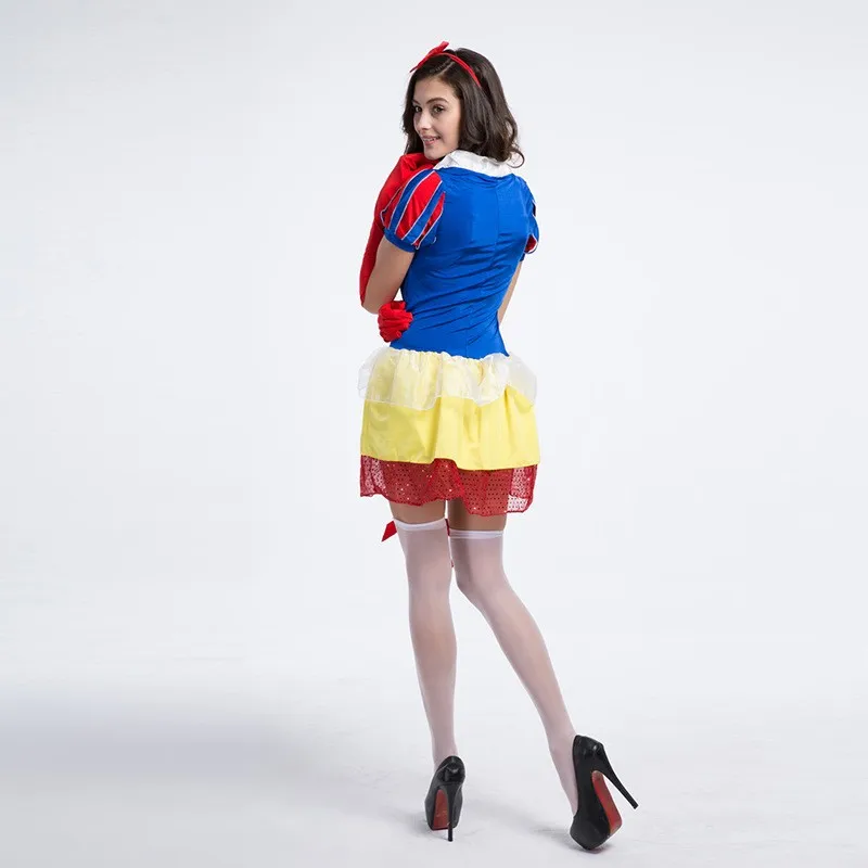 Lovely Girls Princess Dress Party Gown Halloween Cute Snow White Costume For Women Vestidos | Тематическая одежда и