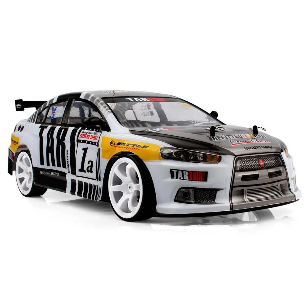 1:10 RC автомобиль 70 км/ч 2,4 г 4WD Двойной аккумулятор высокой мощности Светодиодный гоночный радиоприемник транспортное средство с дистанционным управлением электронные игрушки хобби