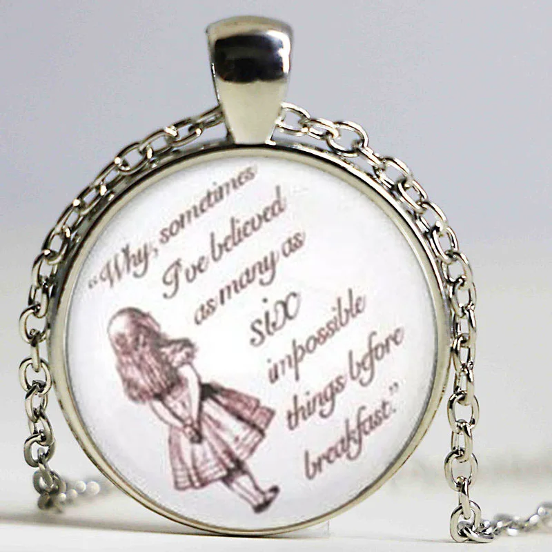 Цепочка с подвеской Алиса в стране чудес | Украшения и аксессуары