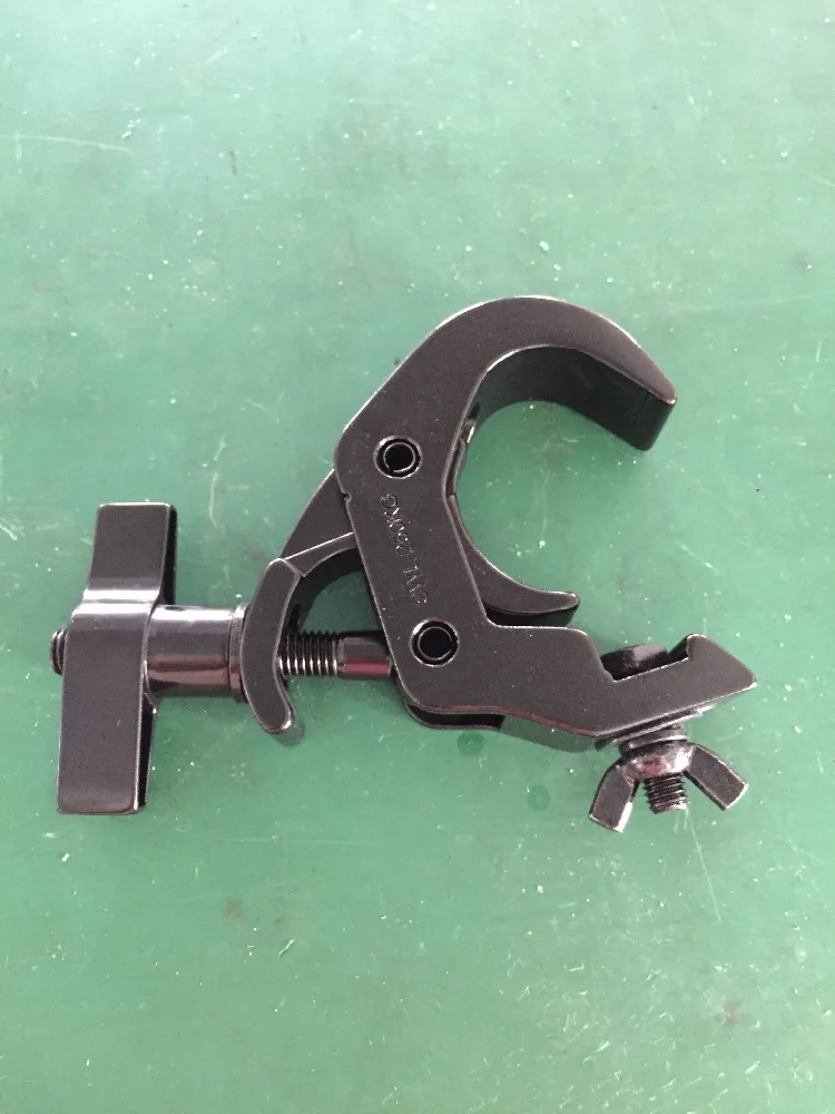 Зажим алюминиевого сценического Света черного цвета 40 шт./лот Подвижная головка