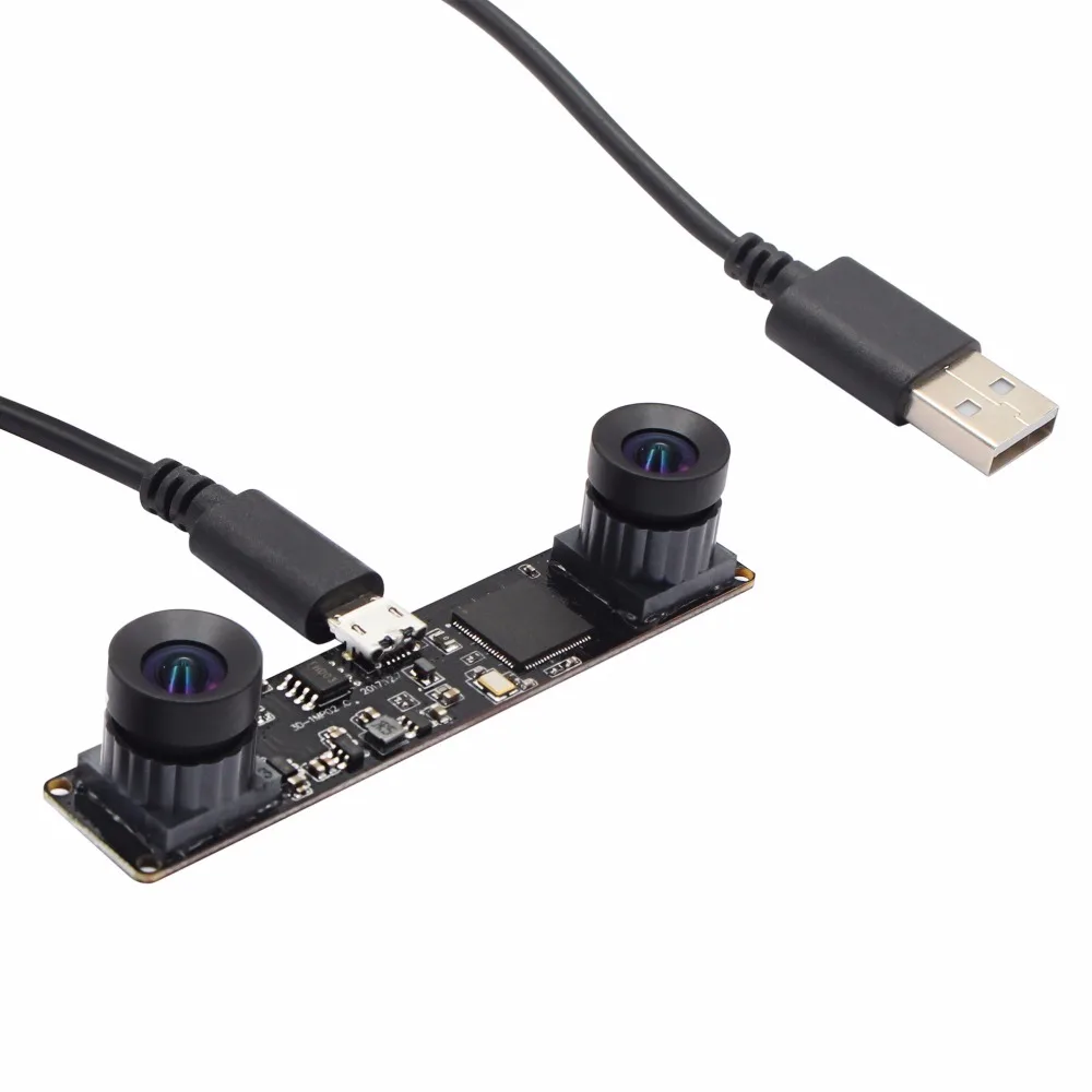 USB веб камера с двойным объективом 960P без искажений|Камеры видеонаблюдения| |