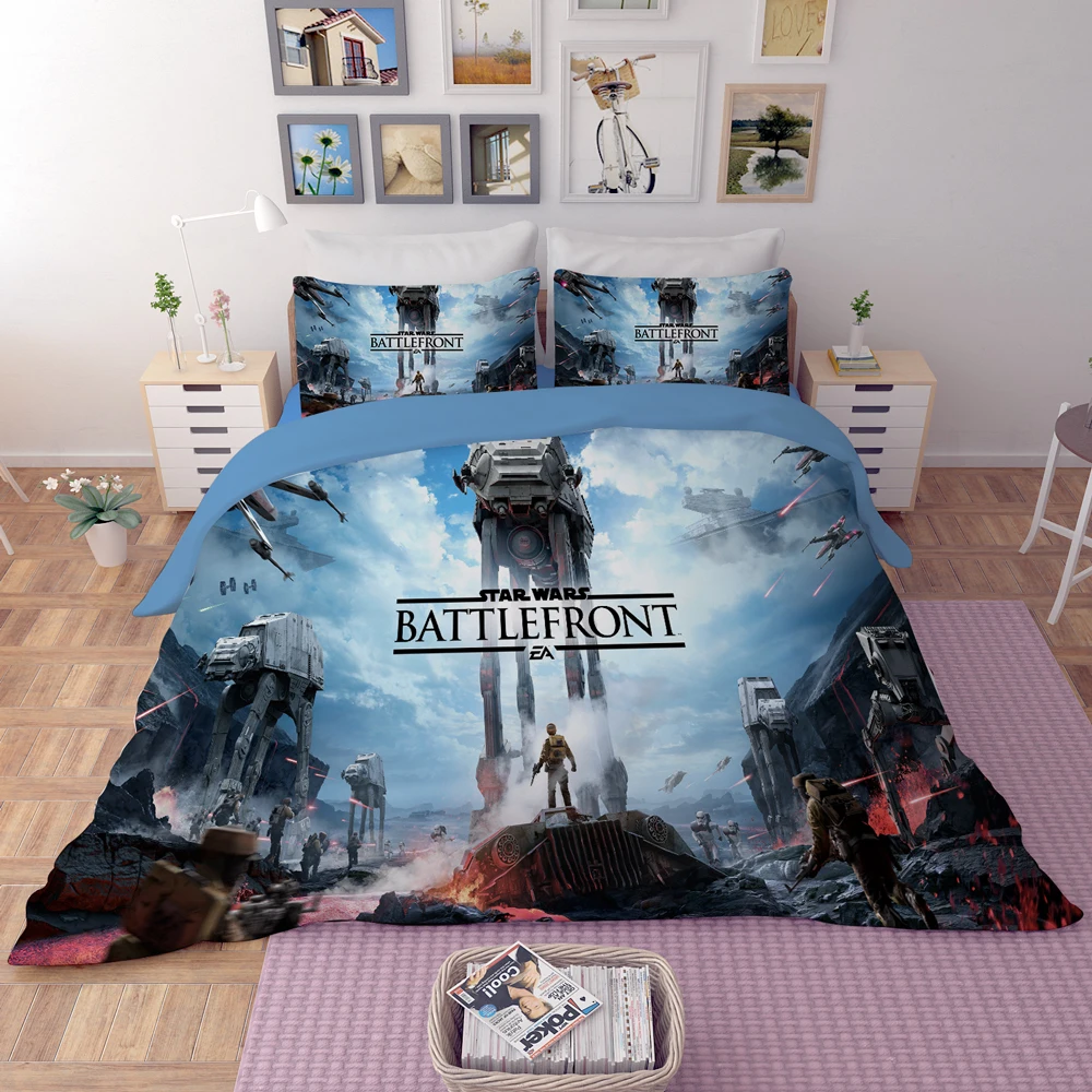3D Star Wars Bedding Set Luxury Duvet Cover Set Pillowcases single double Queen king twin bedclothes cartoon quilt cover sets