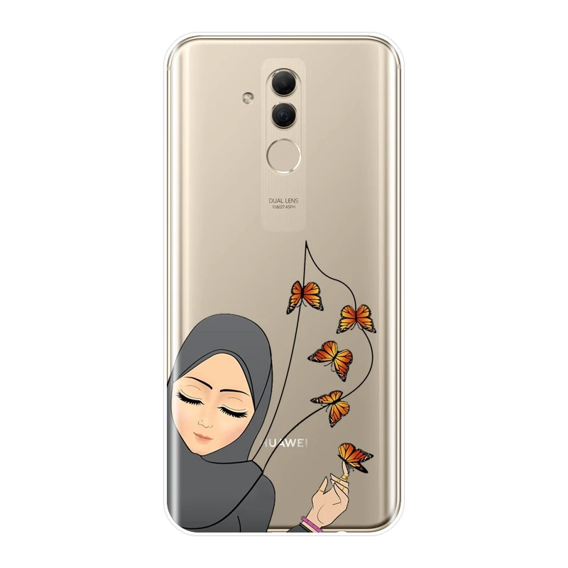 Задняя крышка для Huawei Mate 9 10 20 Lite исламский арабский мусульманский глаз мягкий