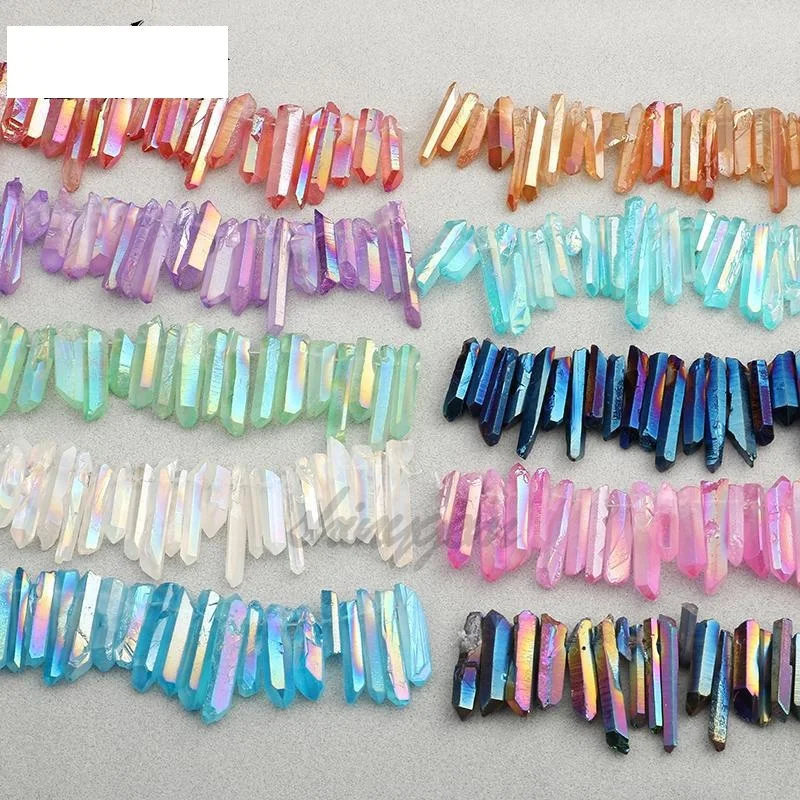50 г Ангел Аура титановый кварц Хрустальная палочка точечный Кулон драгоценный