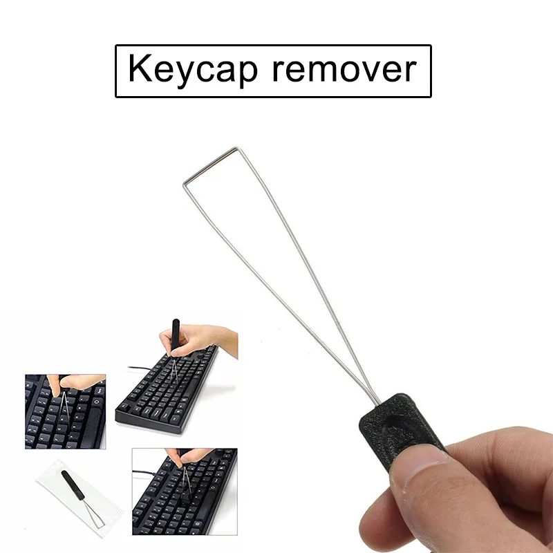 Клавиатура Keycap Съемник стальной проволоки с разгрузочным стальным инструментом