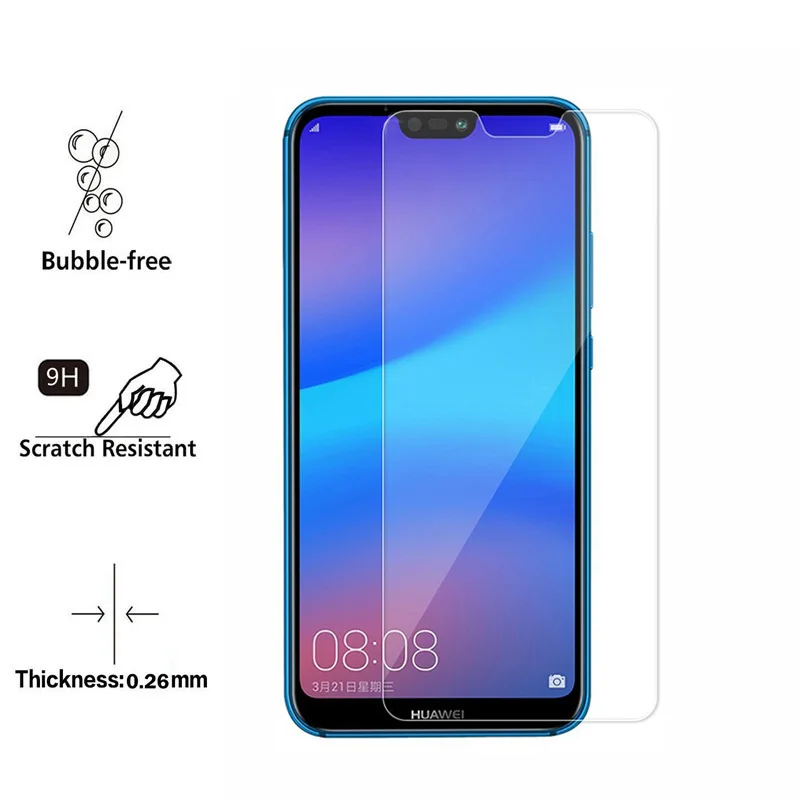 Ультратонкое закаленное стекло 9H для Huawei P9 P10 P20 Liite P Smart Honor 6A 7A 6C 7C Pro 6X 7X 8X Max