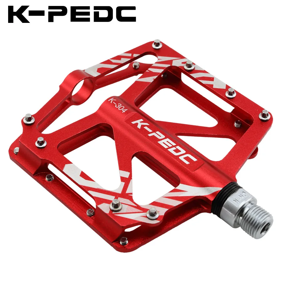 

K-PEDC Aluminum Alloy Mountain bicycle pedal MTB pedales bicicleta mtb Sealed 3 Bearings mtb pedals Road Cycling Accessories