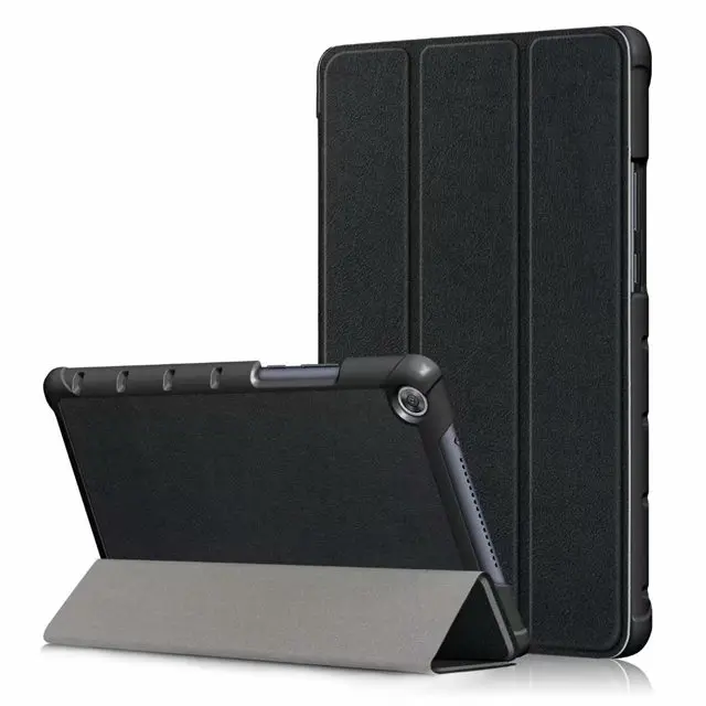 Black IBuyiWin ультратонкий смарт-чехол из искусственной кожи для Huawei MediaPad M5 Lite 8,0 JDN2-AL00/W09 8," чехол для планшета+ пленка+ ручка - Цвет: Black
