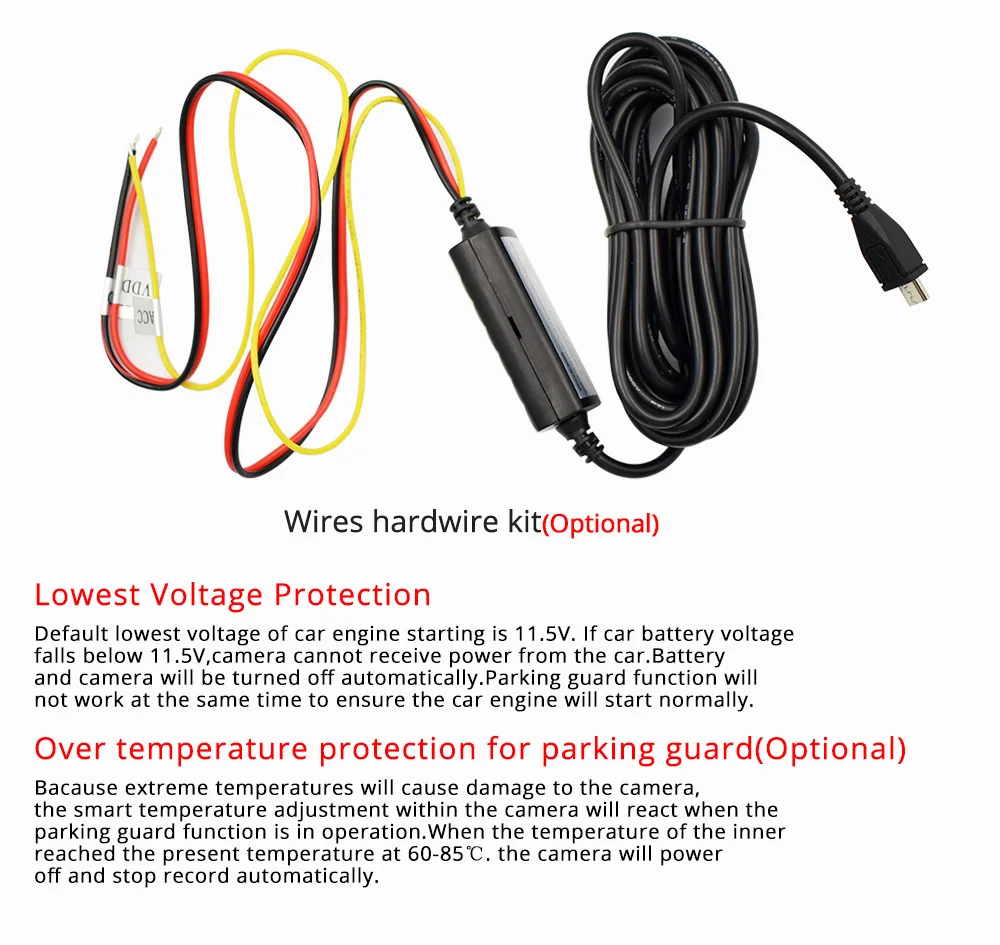 Arpenkin Mini 0805P Full HD Автомобильный видеорегистратор 1080P G-senser, видеорегистратор с функцией ночного видения, gps, защита от напряжения, конденсатор, автомобильный видеорегистратор