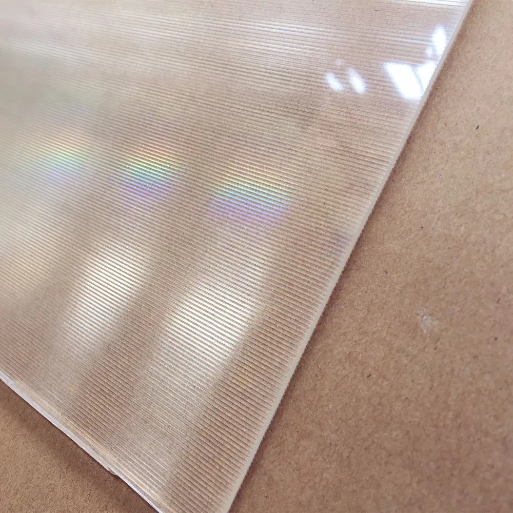 Большой размер 1120*550 мм оптический ПММА пластиковый линейный линза Френеля