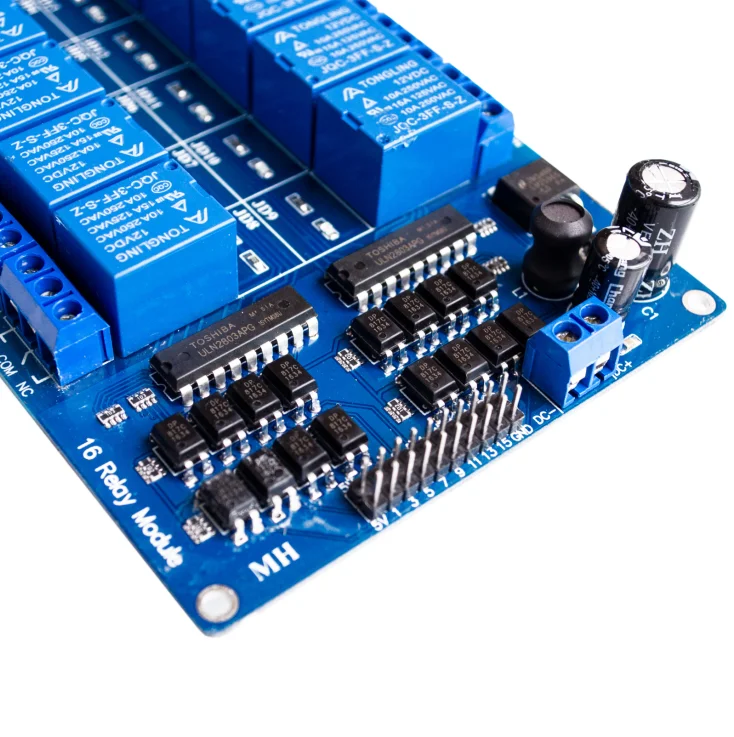 Интерфейсная плата модуля реле для PIC ARM DSP PLC с защитой оптрона LM2576 5 шт./лот 12 В 16