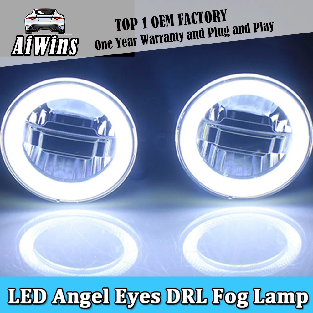 Aiwinсветодио дный LED angel eyes дневные ходовые огни автомобильный проектор