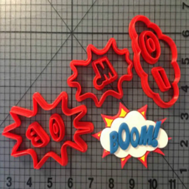 Pow серии для нарезки печенья в виде индивидуальный заказ 3D печатных нож