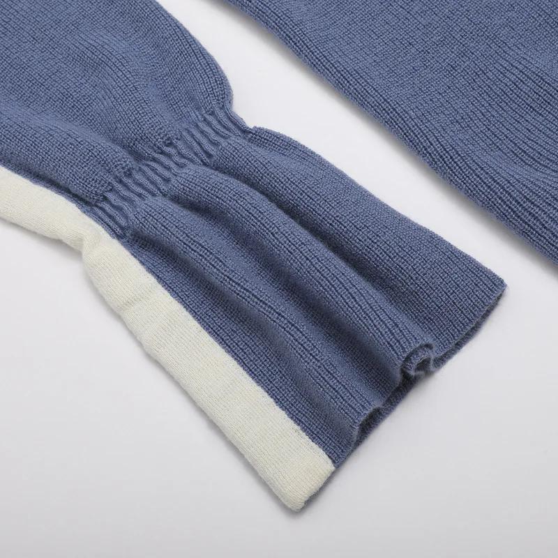 New Style Sweaters Fashion 2018 Women O Neck Knitted Pullover Flare Sleeve Winter Tops for | Женская одежда