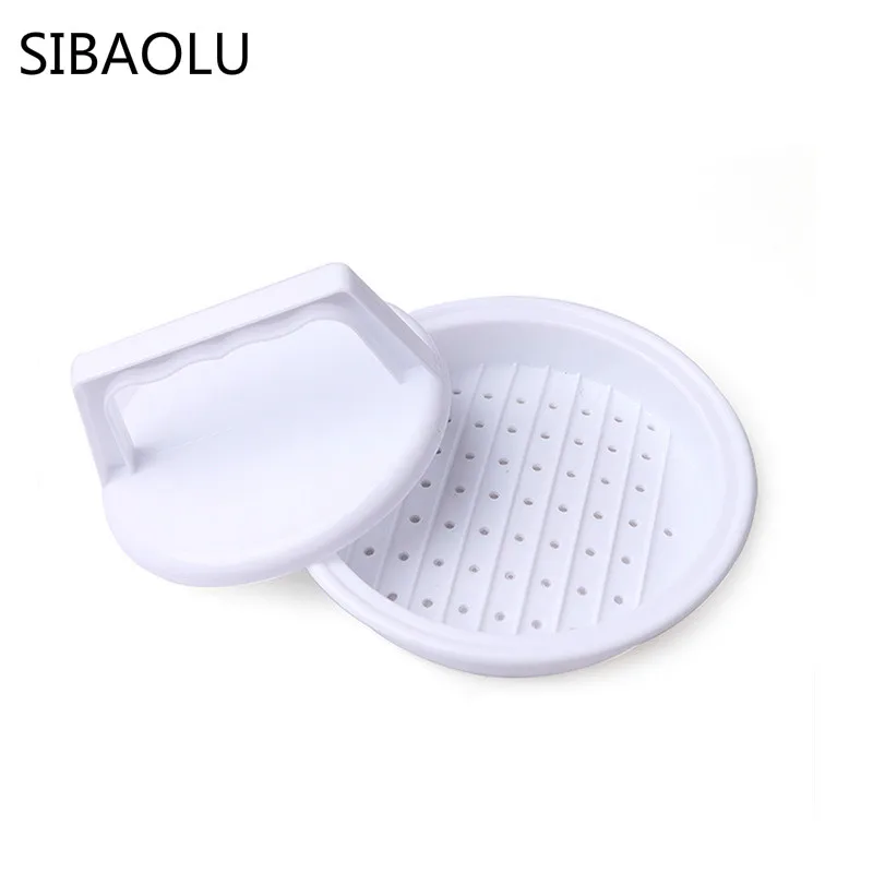 2017 Новый Пластик Burger Пресс гамбургер мяса птицы Инструменты Котлета Из Говядины