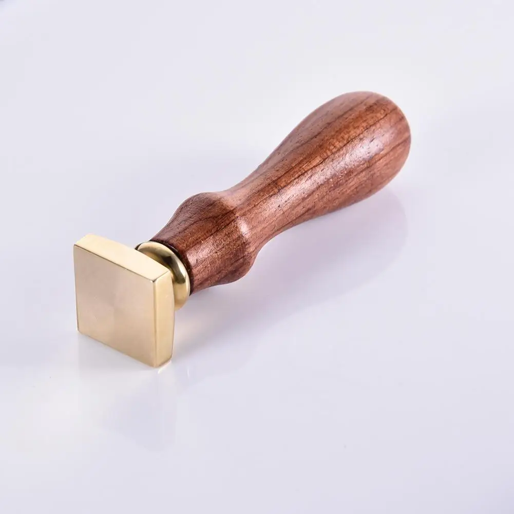 Fire Paint Sealing Wax Stamp Tool Blank Copper Head Rosewood Handle Practical Study Room And Office Stamping Tools | Дом и сад