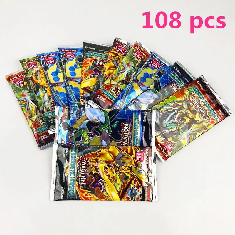 108 шт./компл. аниме Япония Yu-Gi-Oh! Игра карты коробка игра юджиох карты yu-gi-ой коллекция карт ради интереса с Японией легендарные игрушка - Цвет: d