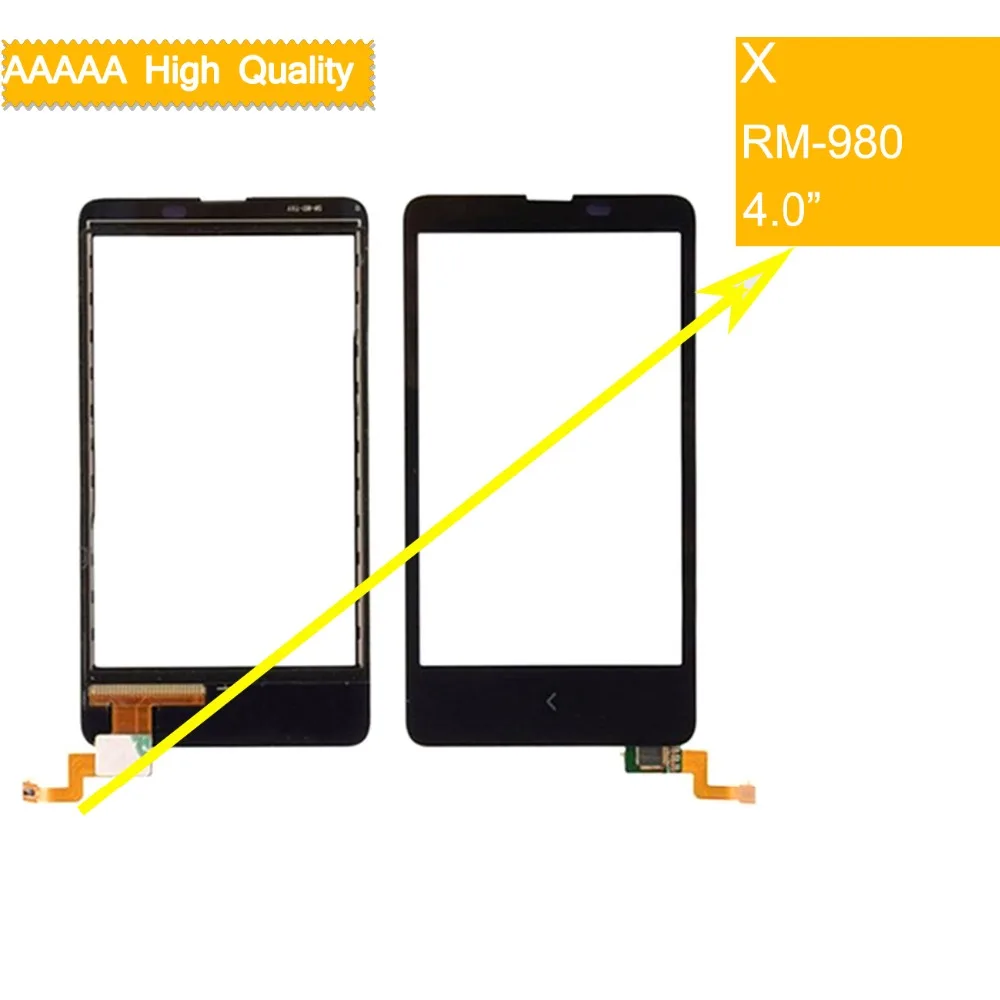10 шт./лот X сенсорный экран для Nokia Dual SIM A110 датчик дигитайзер стеклянная линза