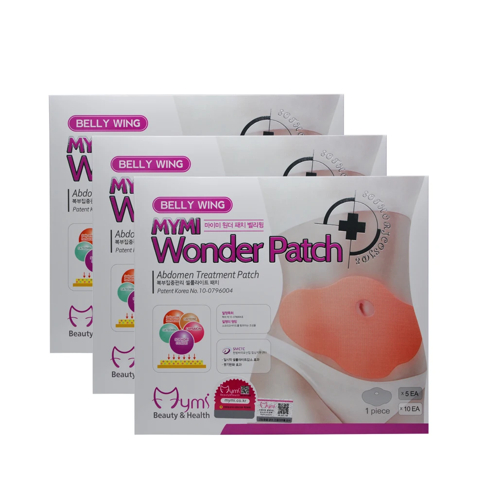 15 шт. MYMI Wonder пластырь для похудения живота потеря веса Сжигание жира тонкий крем
