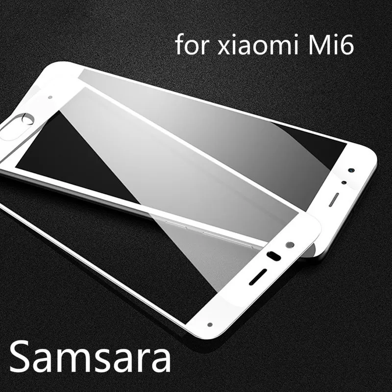 Закаленное стекло 9H 2.5D для Xiaomi Mi6 прозрачное изогнутое полноэкранное покрытие Mi 6
