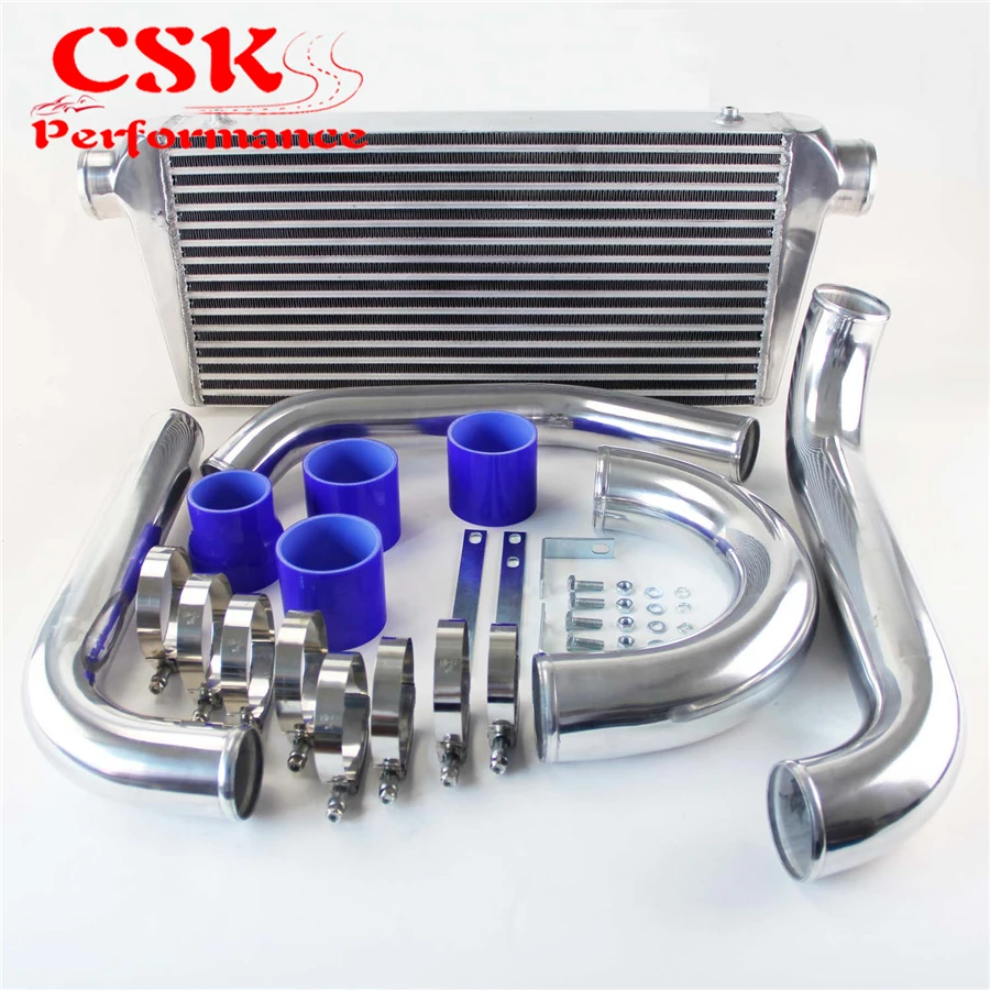 Интеркулер комплект для Тойота Супра JZA80 Turbo 2JZ GTE красный/синий/черный|intercooler kit|kit