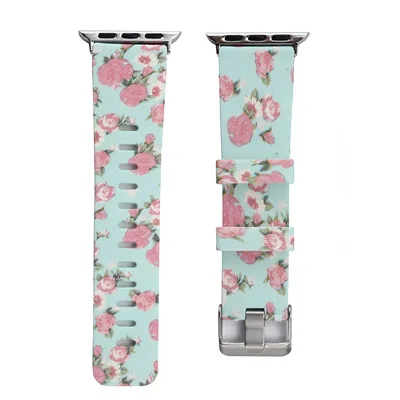 Silicone strap for Apple Watch Band 42mm Bracelet 40mm 44mm for Apple Watch Strap For iwatch band 4/3/2 1 38MM Sport Wristbands - Цвет ремешка: A
