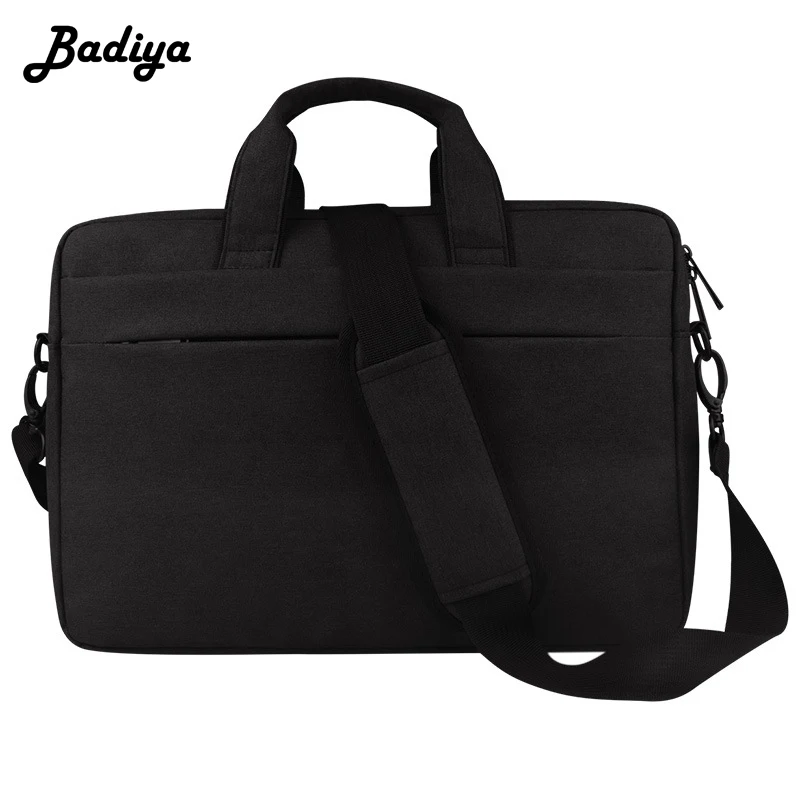 

Wide Strap Briefcase Men Simply Crossbody Laptop Handbag Single Should Bags Computer Bags Male Notebook Bag Waterproof Oxford