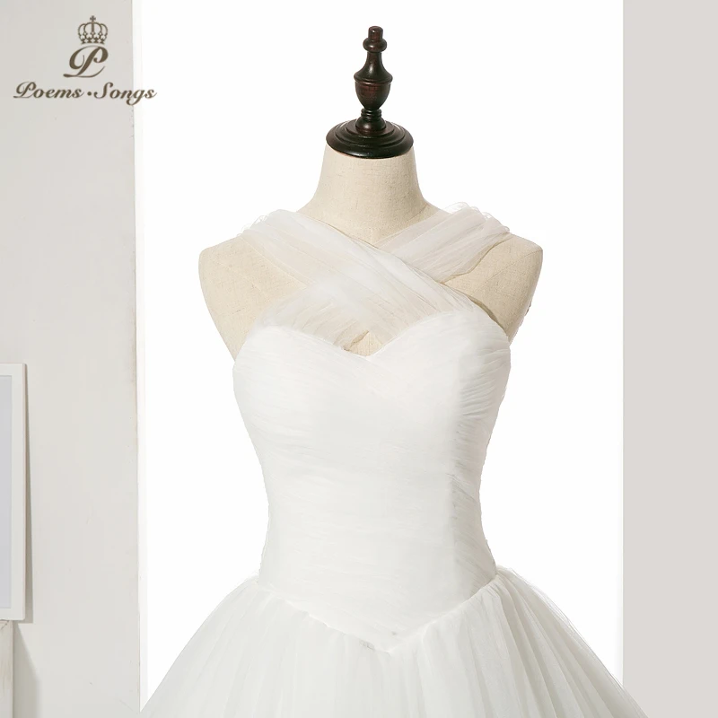Стихи песни новый стиль разный эффект свадебное платье 2020 Vestido de noiva robe mariee