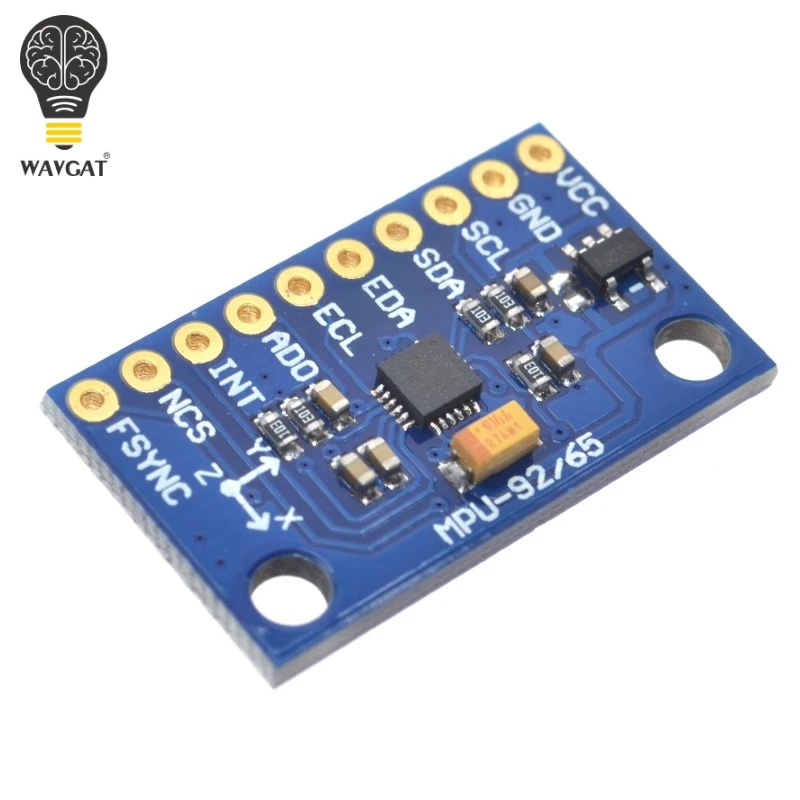 1 шт. SPI/IIC Φ MPU 9250 9 осевое отношение + гироскоп акселератор магнитометр сенсорный