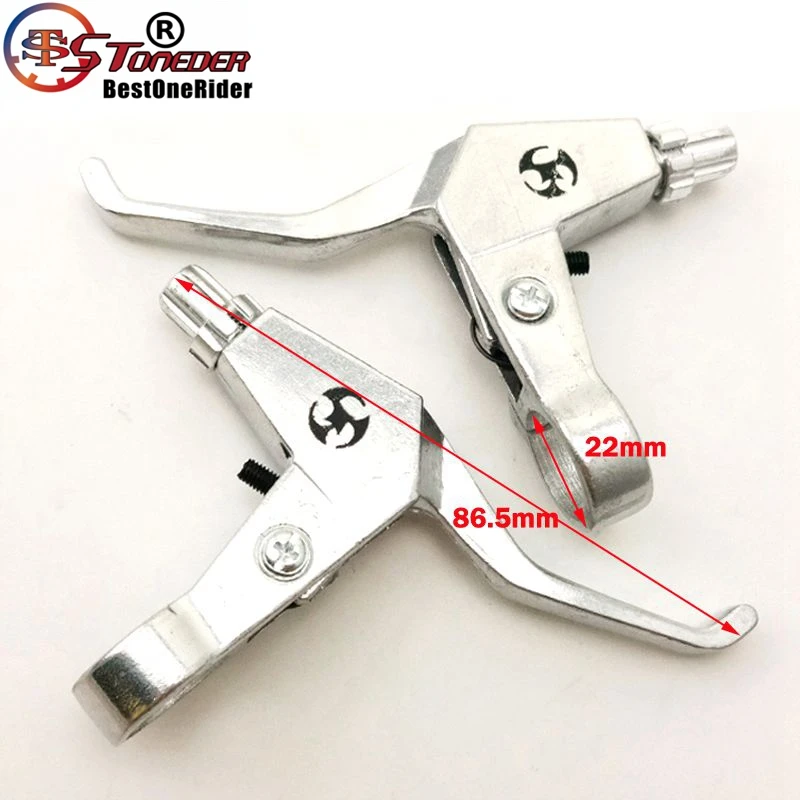 STONEDER 7/8 ''сплав Minimoto правая и левая ручка тормозные рычаги для 43cc 47cc 49cc 2 тактный