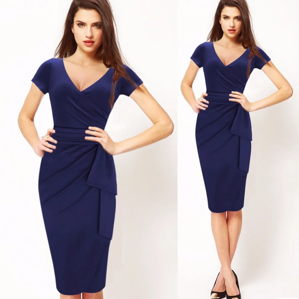 Мода Бургундия Для женщин пикантные Клубные летнее платье тонкий сплошной Цвет