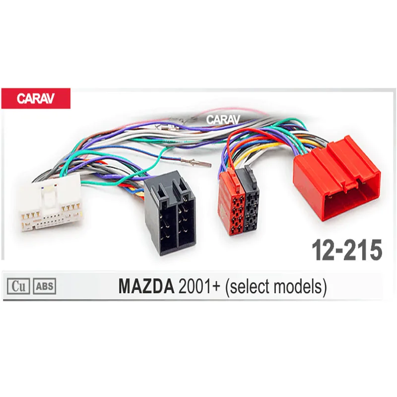 Адаптер CARAV 12 215 ISO T образный кабель для MAZDA 2001 + (на выбор)|Универсальный