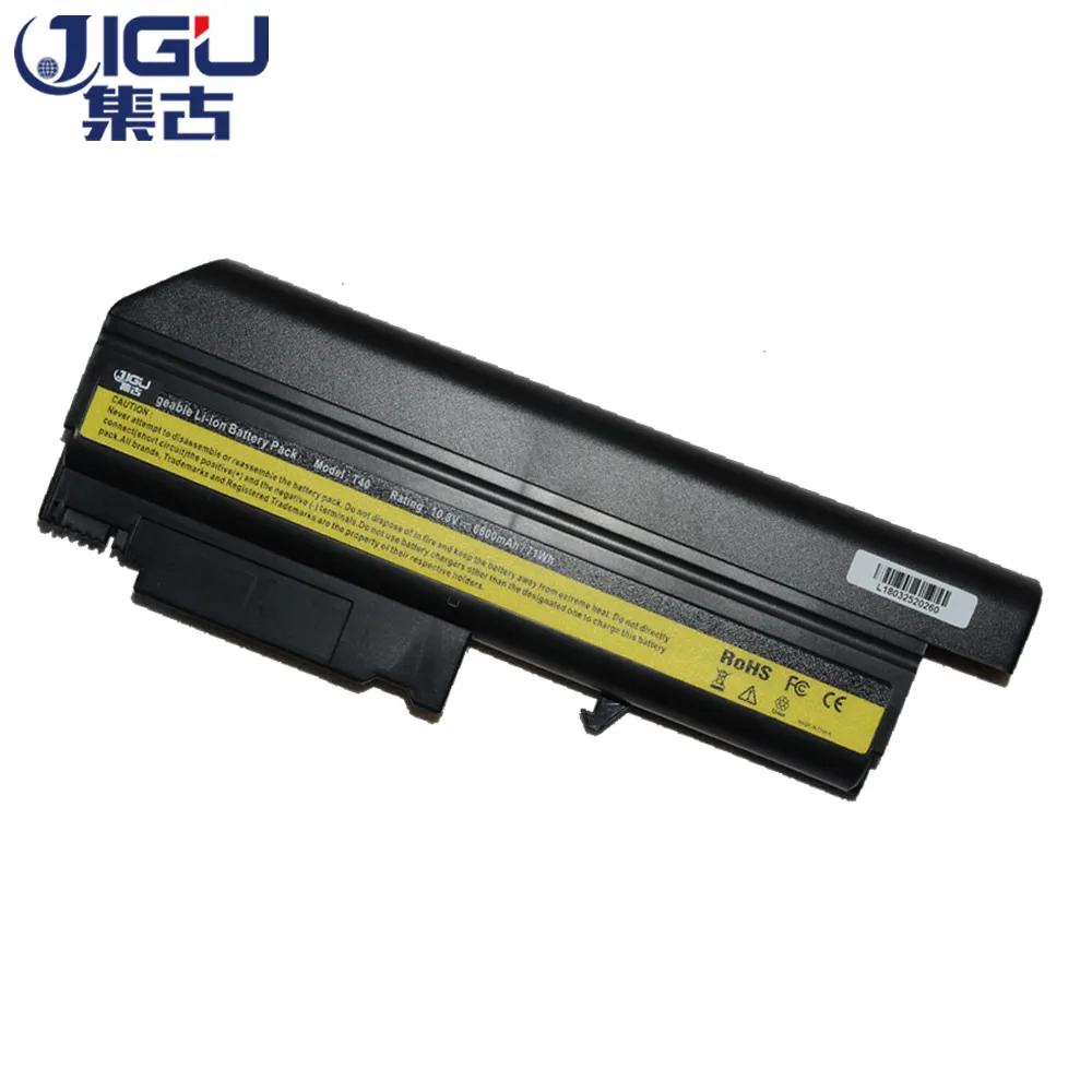 JIGU 6600mah Replacement Laptop Battery For IBM ThinkPad R50 R50E R50P R51 R52 T40 T40P T41 T41P T42 T42P T43 T43P Laptop|laptop battery|replacement