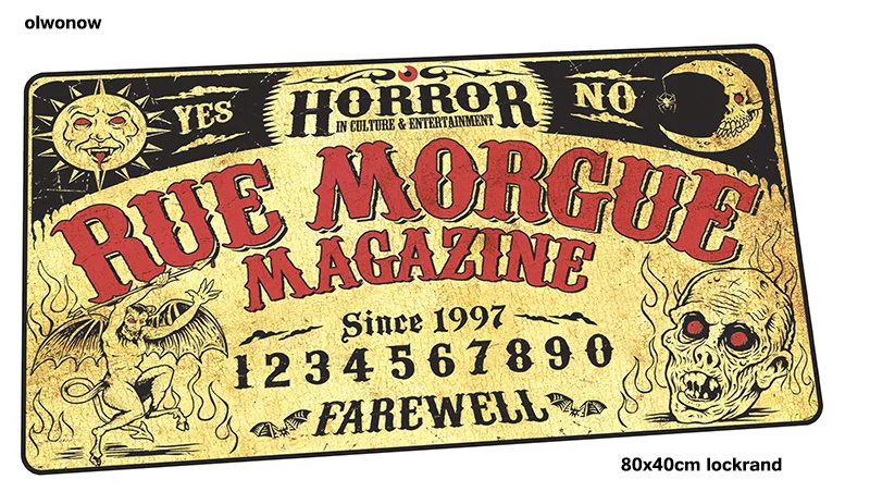 Size 800x400x2mm Ouija коврик для мыши 80x40 см самые дешевые коврики для мыши лучший игровой коврик для мыши геймер HD печать персонализированные коврики для мыши Клавиатура ПК коврик - Цвет: Size 800x400x2mm