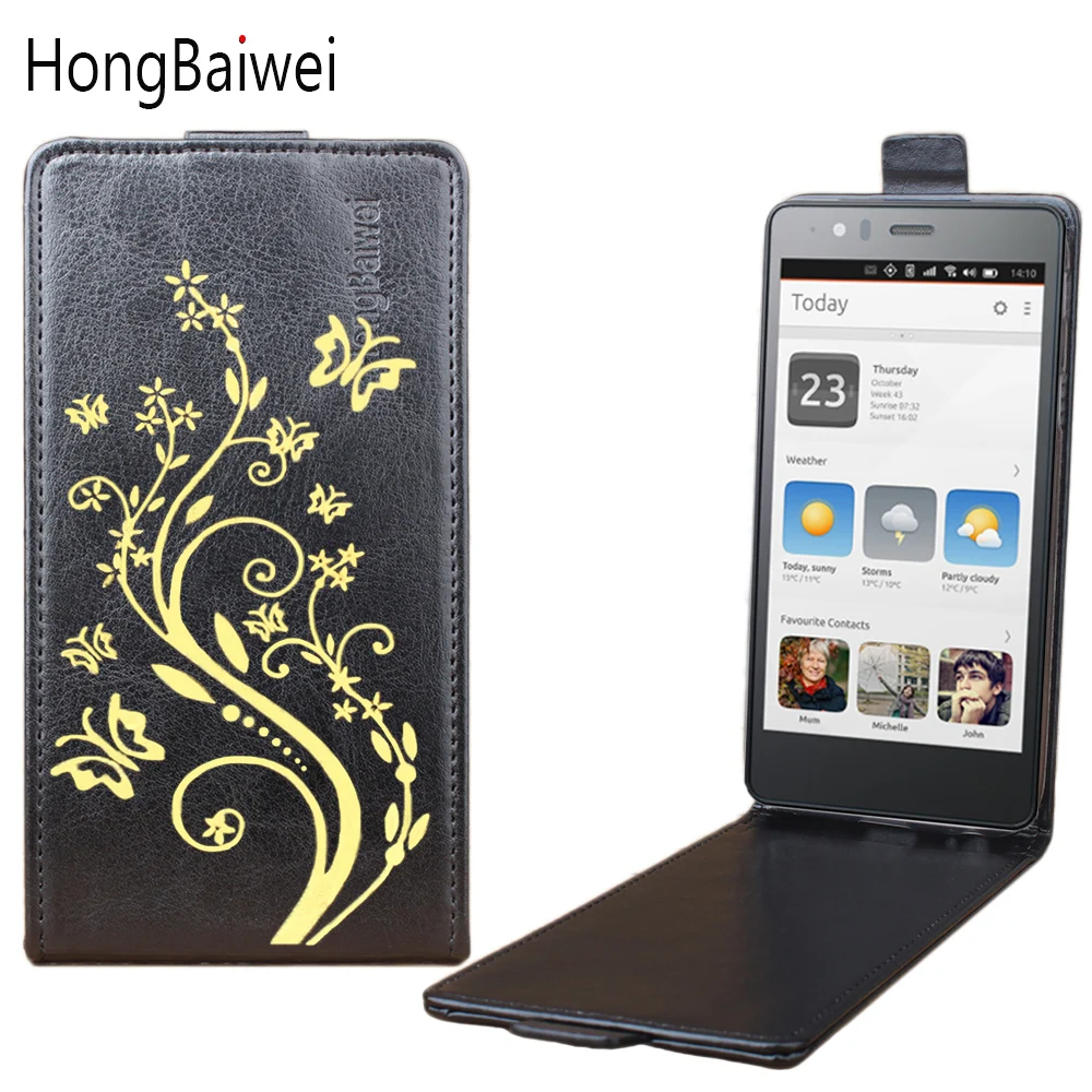 Роскошный кожаный чехол для BQ Aquaris E5 4G 3G откидной E 5 BQE5 чехлы телефонов мобильных |