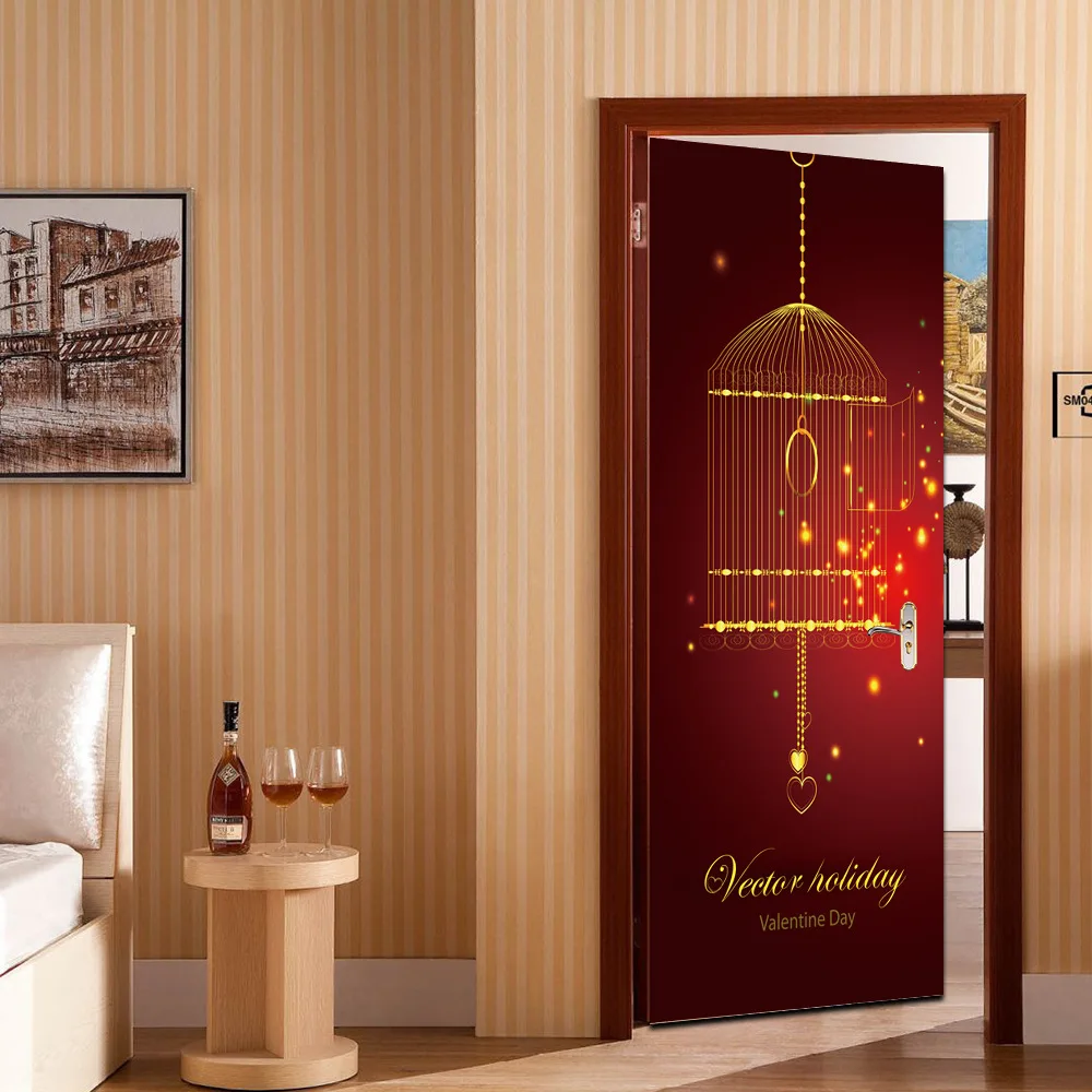 

Muslim Festival Door Entrance DIY Wall Sticker Home Decor Decals Door Sticker