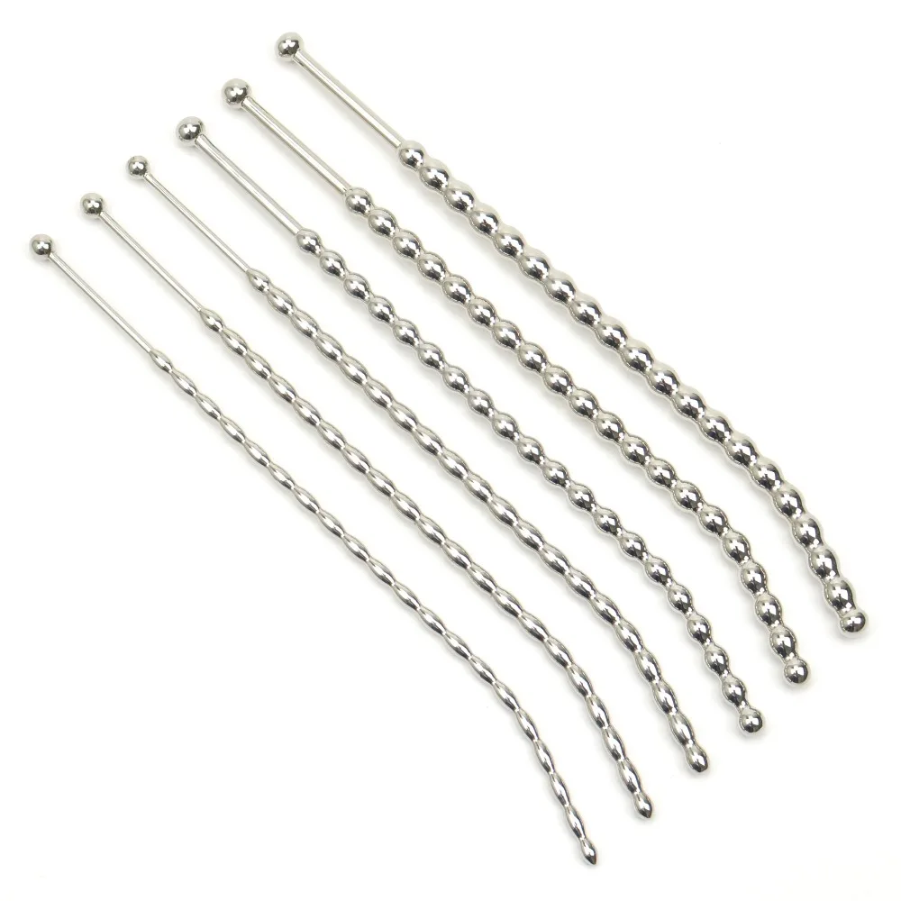 Pull beads penis plug stainless uretra catheter metal 7 size choose uretral sex toys dilator | Красота и здоровье