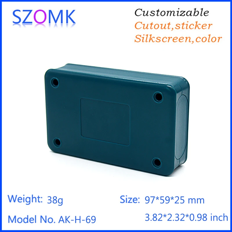 Один кусок АБС материал ручной пластиковый блок питания для pcb дизайн