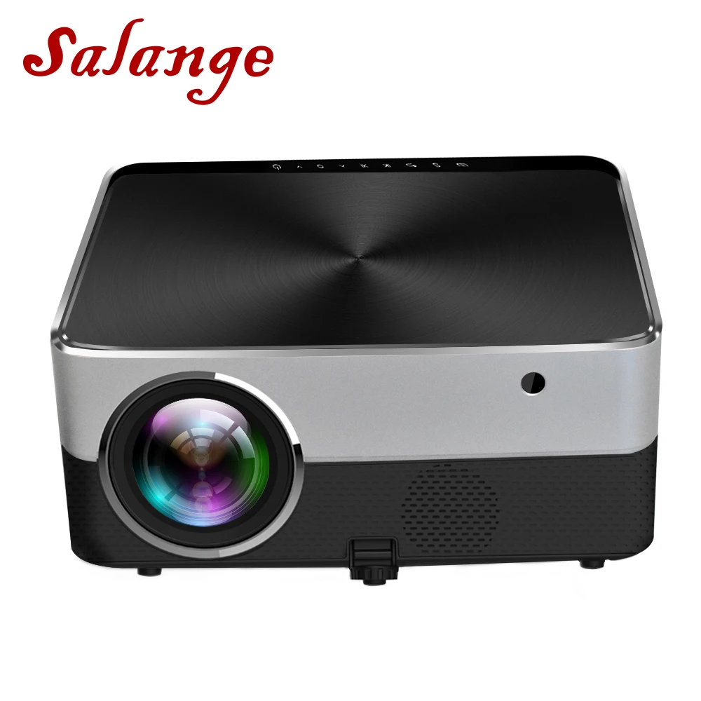 Salange M5 Мини светодиодный проектор 720 P HDMI USB VGA HD wifi Bluetooth домашний кинотеатр Android 7 1