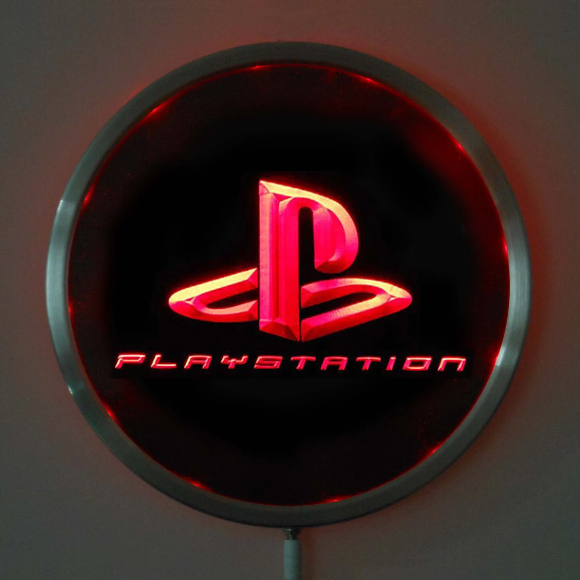 Светодиодная неоновая подсветка rs e0175 PS Playstation Game круглая вывеска 25 см/10 дюймов