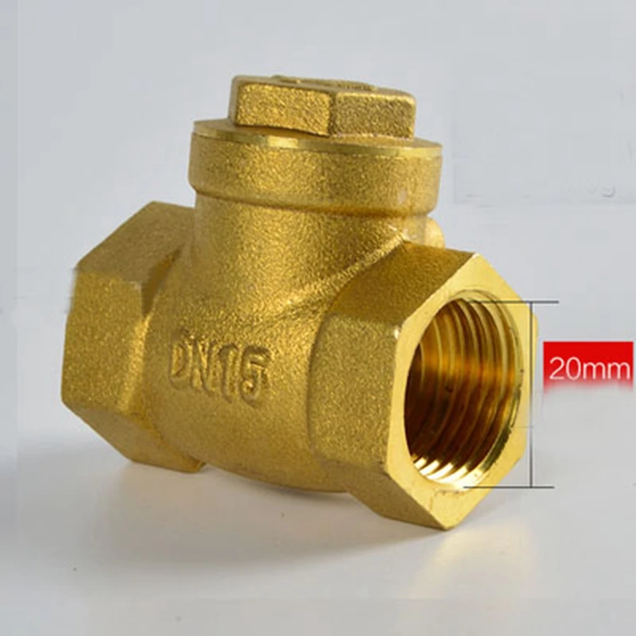 DN15 G1/2 &quotBSPP внутренняя резьба латунный поворотный обратный клапан односторонний