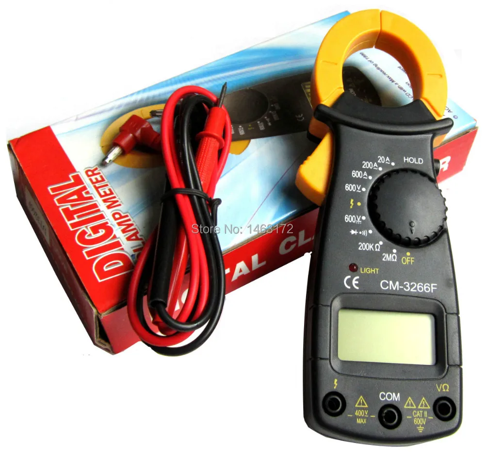 Цифровой мультиметр зажим мини типа DT (см) 3266F амперметр|clamp meter|digital clamp meterdigital |