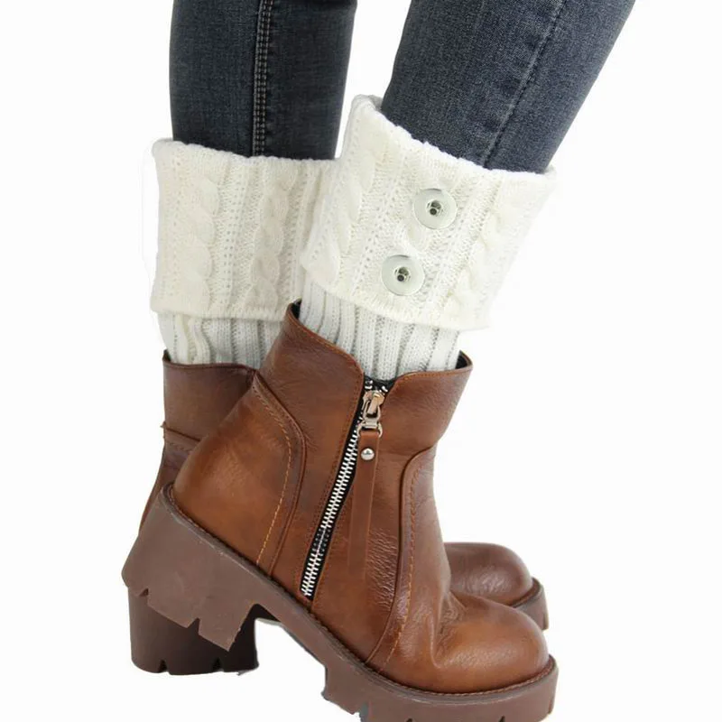 Зимние женские модные трикотажные Подвески на кнопках для девочек кружевные