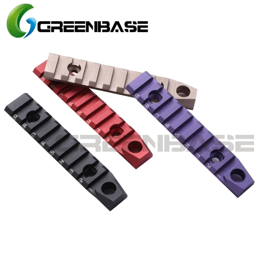Greenbase 9 слотов M LOK секция рельса двойной интерфейс 3/8 &quotQucik Съемная розетка QD