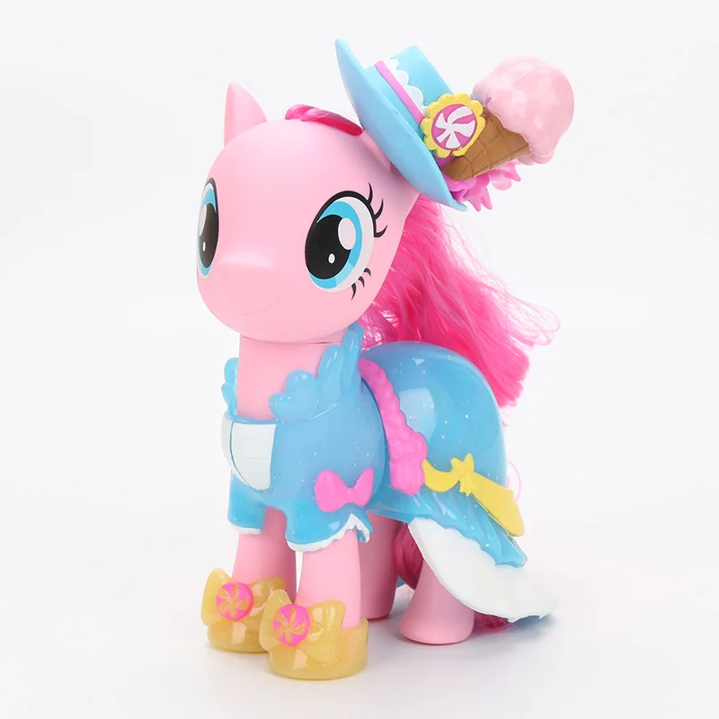 15 см игрушки My Little Pony оснастки Мода Пинки Пай Сумеречная Искорка ПВХ фигурка домик игровой набор Коллекционная модель куклы