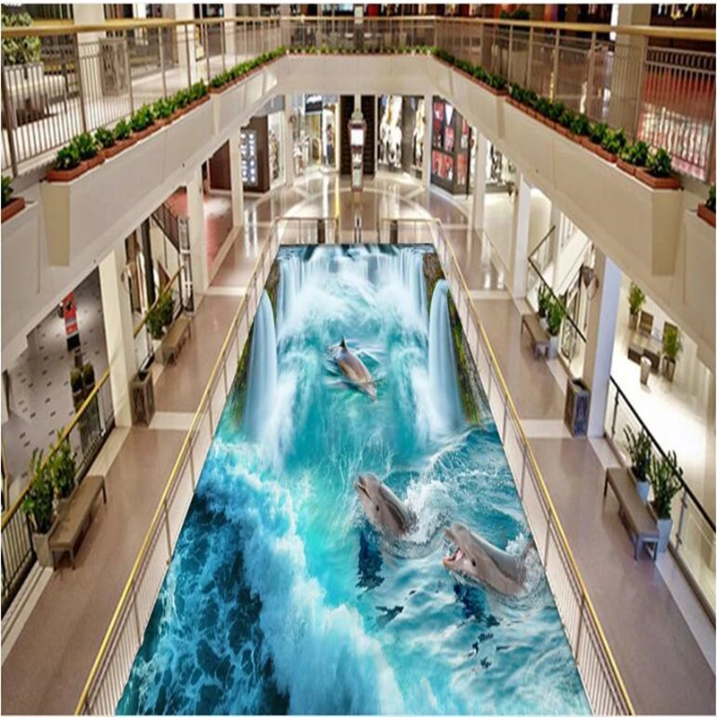 3D фон для рисования настраиваемый большой водостойкий ПВХ водостойкий|3d painting|3d