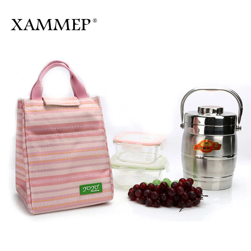Lunch Bag Insulated Bags Portable Travel Picnic Storage For Kids Oxford Adult Thermal Tote Cooler Food Waterproof Xammep | Багаж и сумки