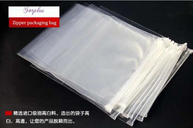 100 шт. прозрачные пакеты на молнии для одежды|bag tiger|bag wetbag sling |